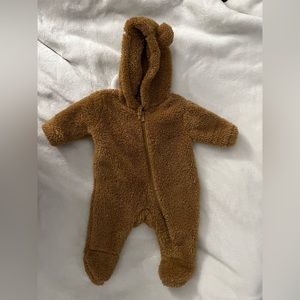 Brown baby bodysuit